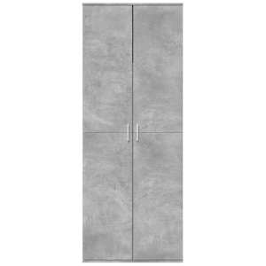 Skříň highboard betonově šedá 70 x 35 x 180 cm kompozitní dřevo - obrázek 3