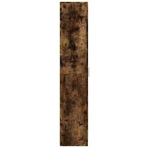 Skříň highboard kouřový dub 70 x 35 x 180 cm kompozitní dřevo - obrázek 4