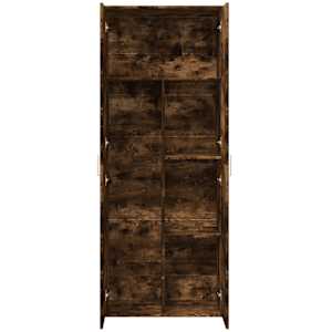 Skříň highboard kouřový dub 70 x 35 x 180 cm kompozitní dřevo - obrázek 7