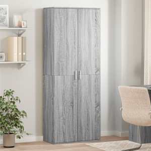 vidaXL k&otilde;rge kapp, hall Sonoma tamm, 70 x 35 x 180 cm, tehispuit