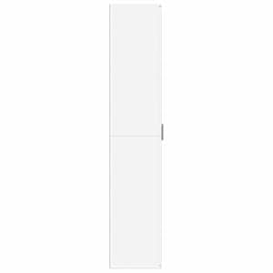 Skříň highboard bílá 60 x 35 x 180 cm kompozitní dřevo - obrázek 4