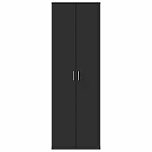 Skříň highboard černá 60 x 35 x 180 cm kompozitní dřevo - obrázek 3