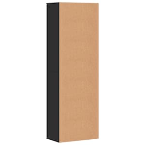 Skříň highboard černá 60 x 35 x 180 cm kompozitní dřevo - obrázek 5