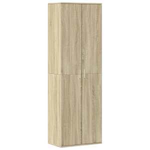 Skříň highboard dub sonoma 60 x 35 x 180 cm kompozitní dřevo - obrázek 2