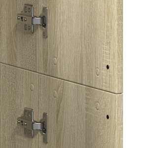 Skříň highboard dub sonoma 60 x 35 x 180 cm kompozitní dřevo - obrázek 8