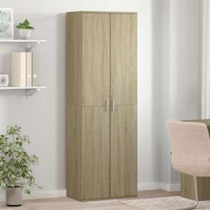 Skříň highboard dub sonoma 60 x 35 x 180 cm kompozitní dřevo
