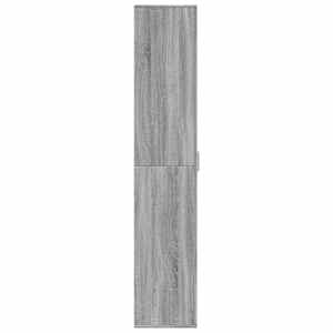 Skříň highboard šedá sonoma 60 x 35 x 180 cm kompozitní dřevo - obrázek 4