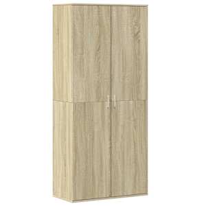 vidaXL kingakapp, Sonoma tamm, 80 x 39 x 178 cm, tehispuit