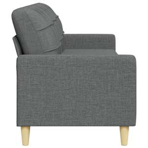 3místná pohovka tmavě šedá 210 cm textil - obrázek 5