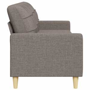 3místná pohovka taupe 210 cm textil - obrázek 5