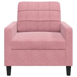 Křeslo růžové 60 cm samet - obrázek 4