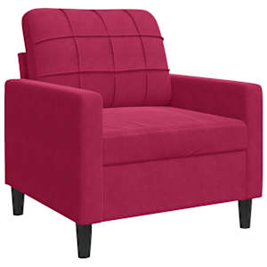 vidaXL tugitool, veinipunane, 60 cm, samet