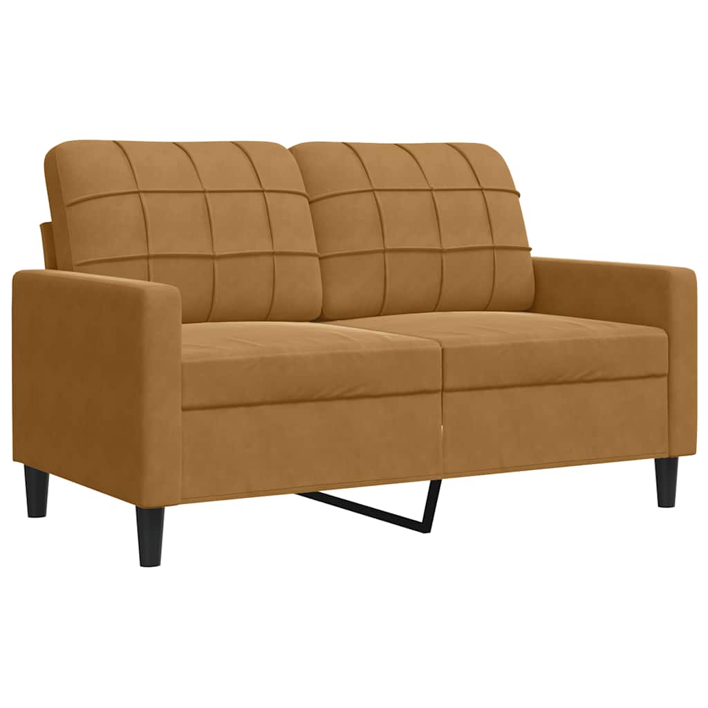 Thumbnail - vidaXL 2-Sitzer-Sofa Braun 120 cm Samt