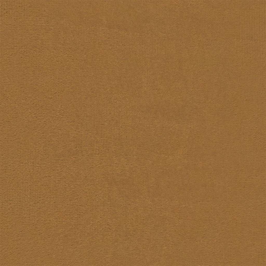 trīsvietīgs dīvāns, brūns, 210 cm, samts