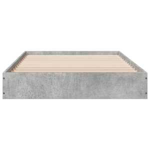 Rám postele betonově šedý 75 x 190 cm kompozitní dřevo - obrázek 4