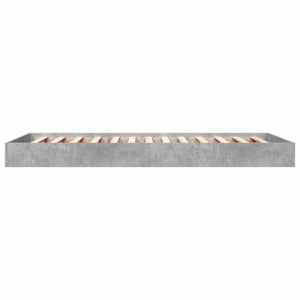 Rám postele betonově šedý 75 x 190 cm kompozitní dřevo - obrázek 5