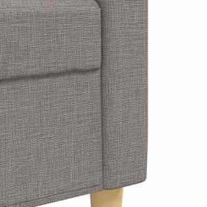 2dílná sedací souprava s polštáři taupe textil - obrázek 7