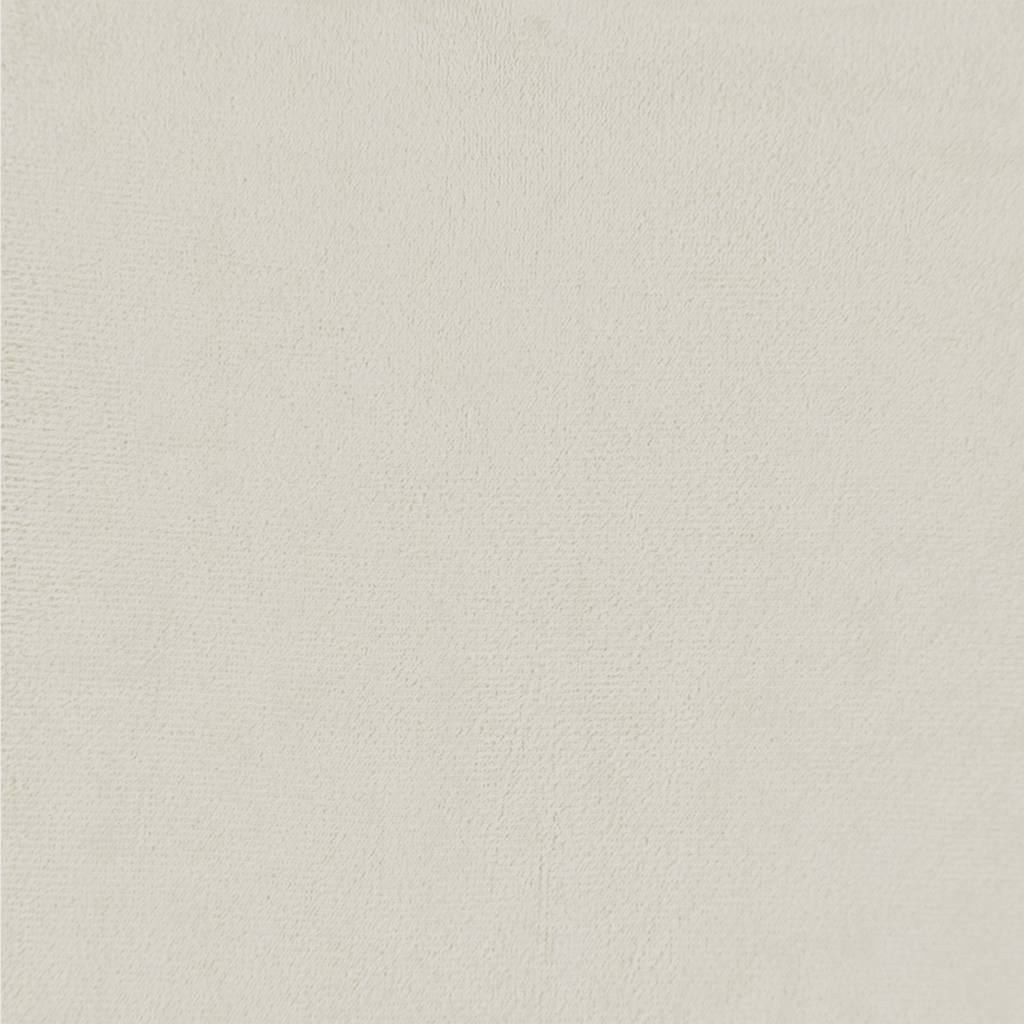 divdaļīgs dīvānu komplekts ar spilveniem, krēmkrāsas samts