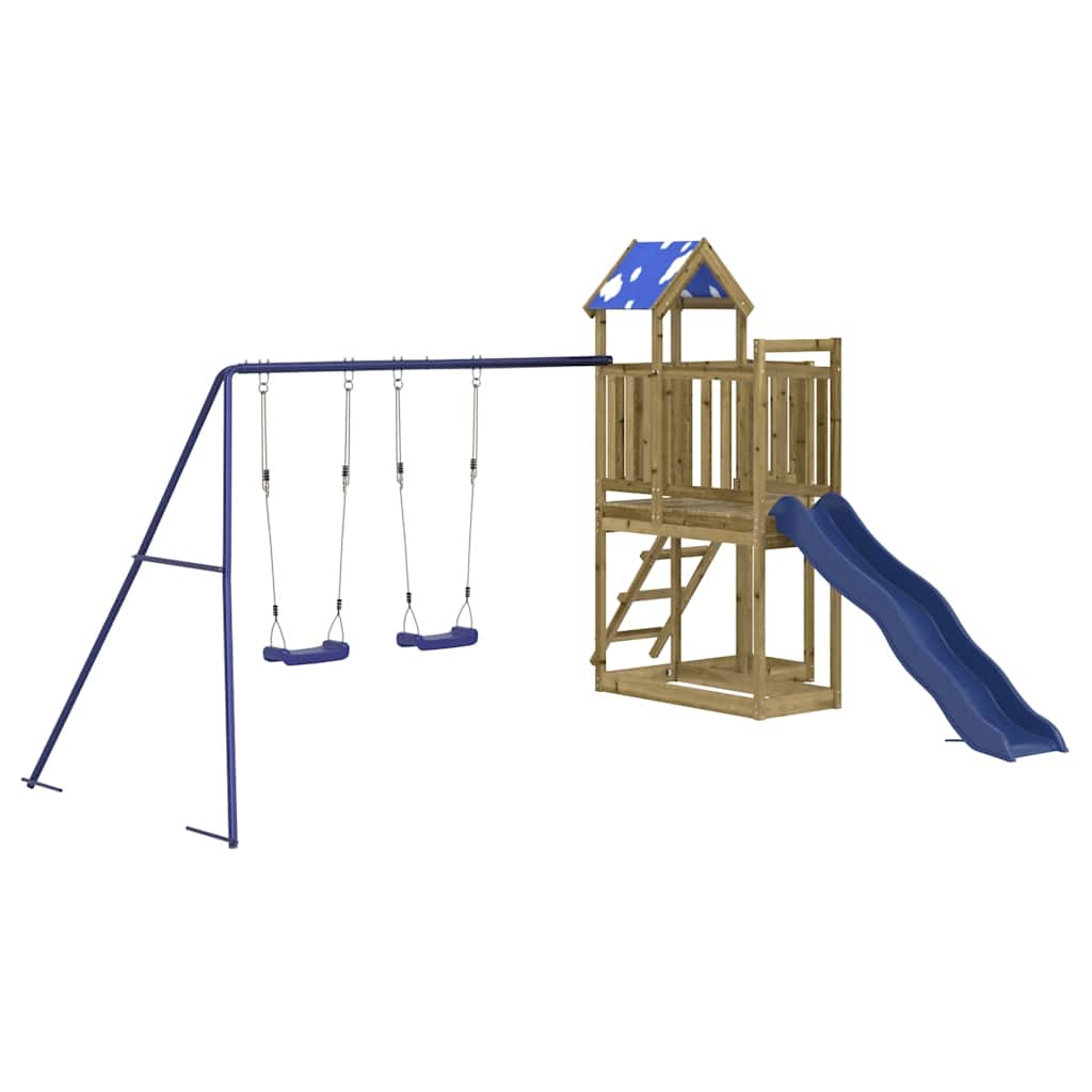 vidaXL Dětské hřiště na zahradu impregnované borové dřevo