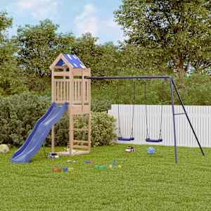 Zunanje igralo trdna borovina