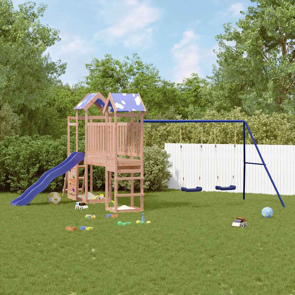 vidaXL Spielturm Massivholz Douglasie