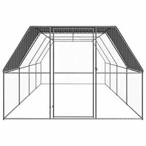 Klec pro kuřata 3 x 8 x 2 m pozinkovaná ocel - obrázek 2