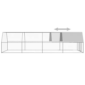 Klec pro kuřata 3 x 8 x 2 m pozinkovaná ocel - obrázek 4