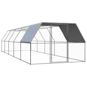 Klec pro kuřata 3 x 10 x 2 m pozinkovaná ocel - obrázek 1