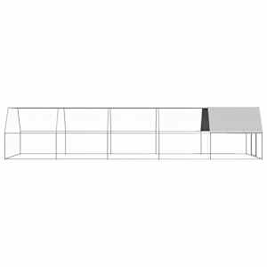 Klec pro kuřata 3 x 10 x 2 m pozinkovaná ocel - obrázek 3