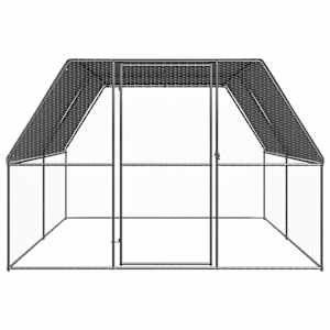 Klec pro kuřata 3 x 4 x 2 m pozinkovaná ocel - obrázek 2