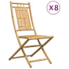 vidaXL Kokkupandavad toolid 8 tk 46x66x99 cm bambus