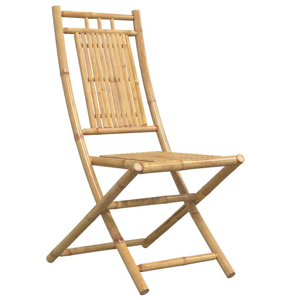 vidaXL Tuinstoelen 8 st inklapbaar 46x66x99 bamboe afbeelding