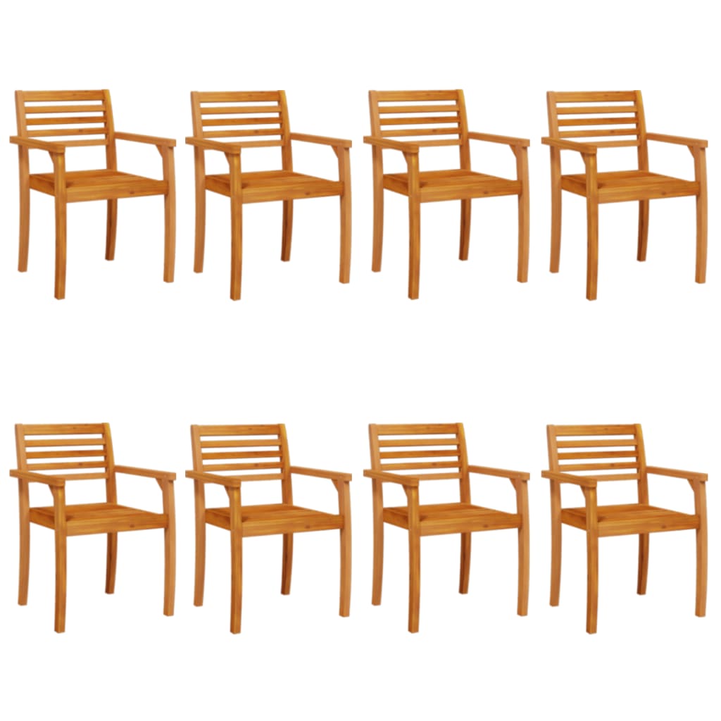 Thumbnail - vidaXL Gartenstühle 8 Stk. 59x55x85 cm Massivholz Akazie
