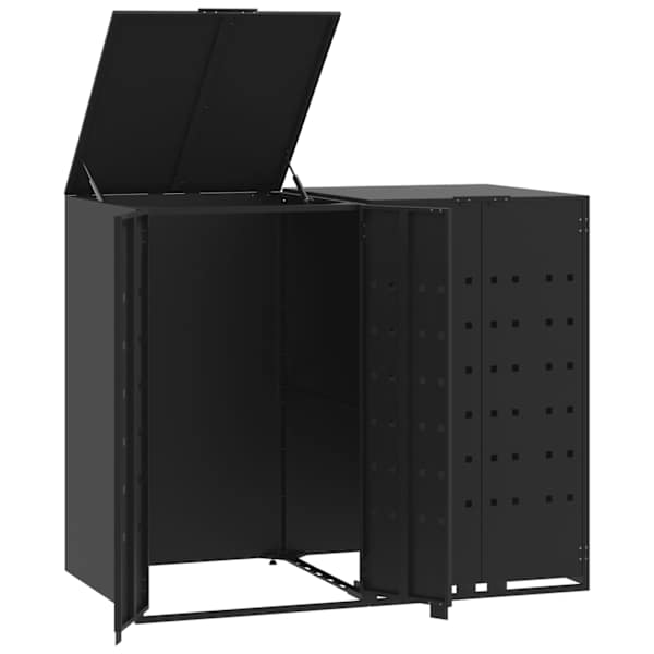 vidaXL ratastega pr&uuml;gikasti kuur 2 pr&uuml;gikastile, 138x79x117 cm, teras