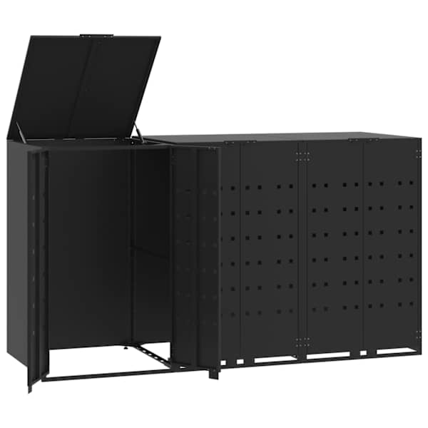 vidaXL ratastega pr&uuml;gikasti kuur 3 pr&uuml;gikastile, 207x79x117 cm, teras