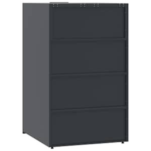 Box na 2 popelnice antracitový 138 x 79 x 117 cm ocel - obrázek 7