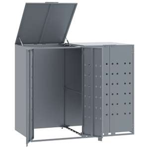 vidaXL ratastega pr&uuml;gikasti kuur 2 pr&uuml;gikastile, 138x79x117 cm, teras