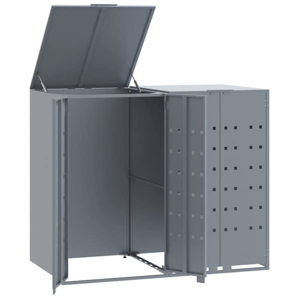 vidaXL ratastega pr&uuml;gikasti kuur 2 pr&uuml;gikastile, 138x79x117 cm, teras
