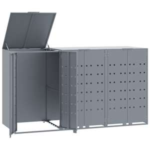 vidaXL ratastega pr&uuml;gikasti kuur 3 pr&uuml;gikastile, 207x79x117 cm, teras