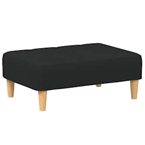 vidaXL jalapink, must, 77x55x31 cm, samet