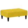 vidaXL jalapink, kollane, 77x55x31 cm, samet