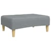 vidaXL jalapink, helehall , 77x55x31 cm, samet
