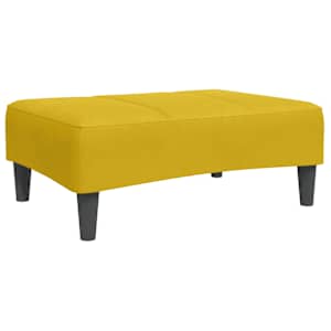 vidaXL jalapink, kollane, 77x55x31 cm, samet