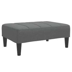 vidaXL jalapink, tumehall, 77x55x31 cm, samet