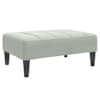 vidaXL jalapink, helehall, 77x55x31 cm, samet