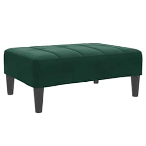 vidaXL jalapink, tumeroheline, 77x55x31 cm, samet