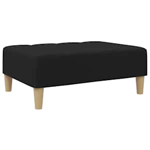 vidaXL jalapink, must, 77x55x31 cm, samet