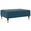 vidaXL jalapink, sinine, 77x55x31 cm, samet