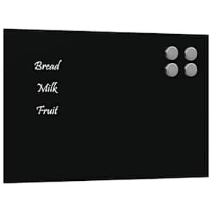 Nástěnná magnetická tabule černá 30 x 20 cm tvrzené sklo - obrázek 2