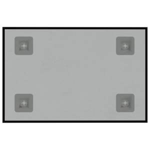 Nástěnná magnetická tabule černá 30 x 20 cm tvrzené sklo - obrázek 4